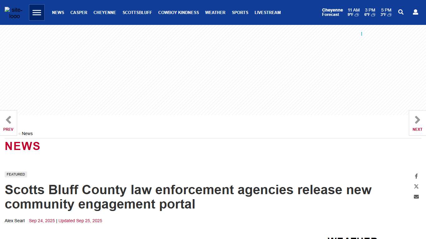 Scotts Bluff County law enforcement agencies release new community engagement portal News wyomingnewsnow.tv