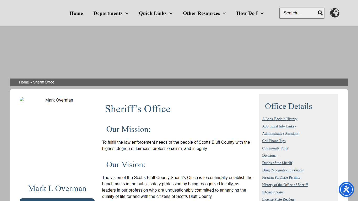 Sheriff Office – Scotts Bluff County