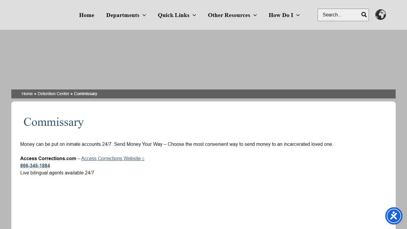 Commissary – Scotts Bluff County